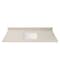 Msi Iced White 61"x22" Engineered Marble Vanity Top ZOR-VANS-6122-0016 - alternate 1